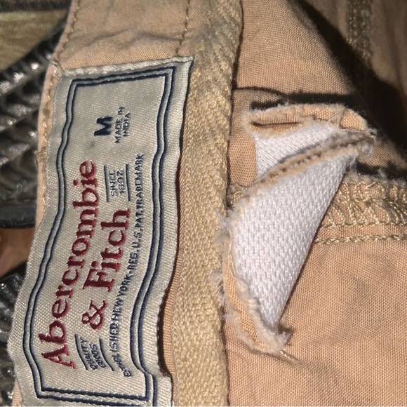 Abercrombie & Fitch Y2K Khaki Snap-Front Mini Skirt With Pockets Medium - Picture 7 of 8